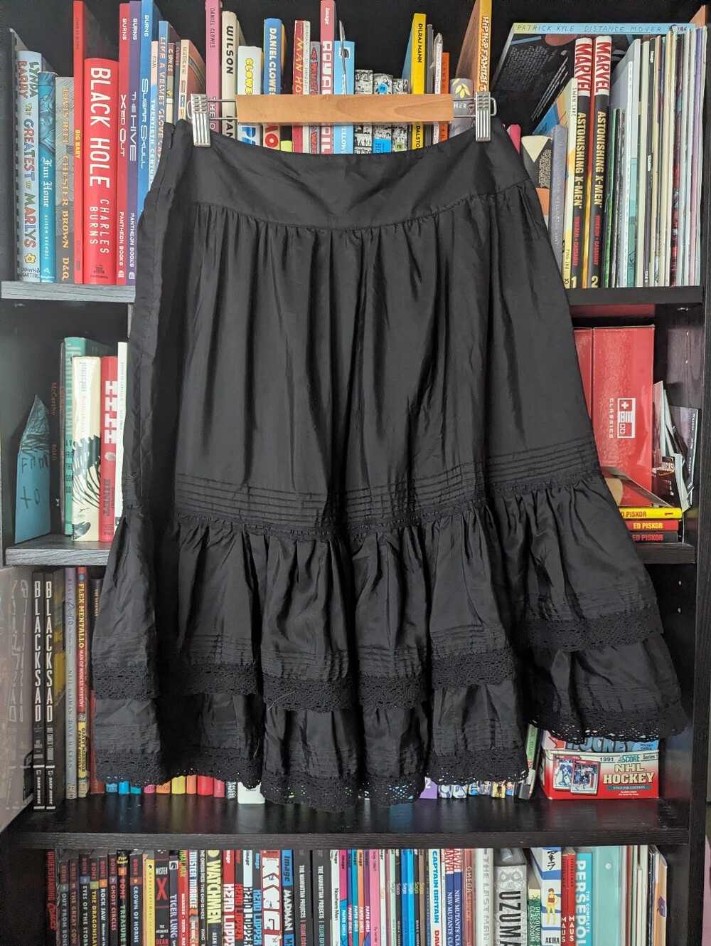 Vintage Silk Ruffle Skirt 8